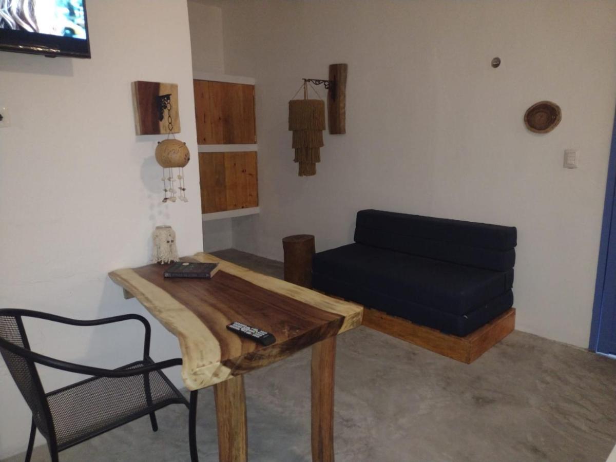 Mio Tulum Hotel Boutique Exteriör bild A living room in a hotel in Greece